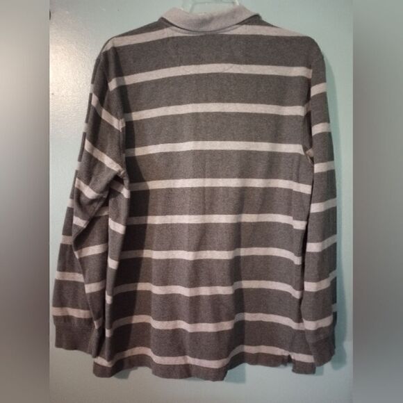 Chaps Ralph Lauren striped long sleeve collared shirt - Picture 4 of 8